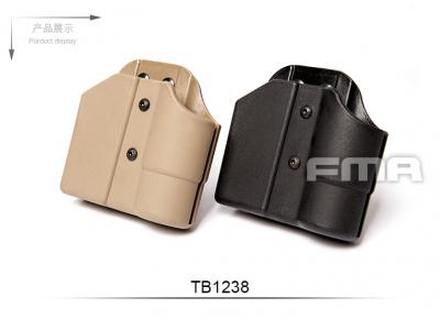 FMA Single Magazine and Flashlight Pouch, Belt Model BK/DE TB1238 free shiiping